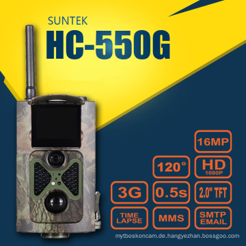 12MP FHD MMS GPRS SMS Steuerung 3G Jagd Wildlife Traphy Kamera Timelapse SunTek HC550G Unterstützung WCDMA Netzwerk